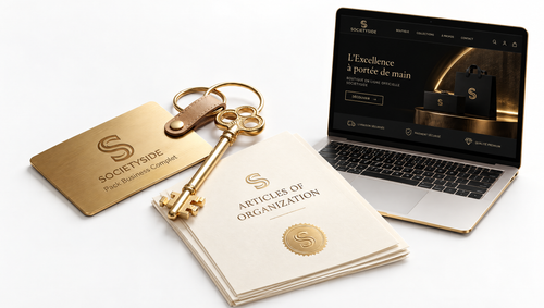 Pack Business Complet SOCIETYSIDE : LLC américaine, EIN et site Shopify clé en main
